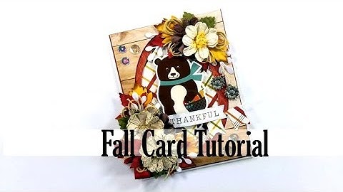 Vintage Fall Thanksgiving Card Polly