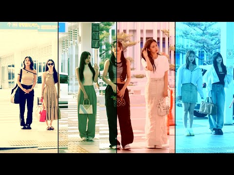 트와이스, 월드 투어를 위해 인천국제공항에서 LA로 출국