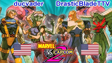 Marvel vs Capcom 2: New Age of Heroes - ducvader vs DrasticBladeTTV