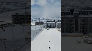 #Бурса/Турция 12.03.2022 стройка новых домов #турция #погода #март #снег #дом #стройка #природа
