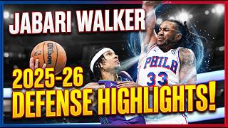 Defense Highlights: JABARI WALKER | 2025-26 Sixers Season Guide