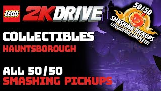 LEGO 2K Drive - All 50 Smashing Pickups (Hauntsborough) || Collectibles Guide