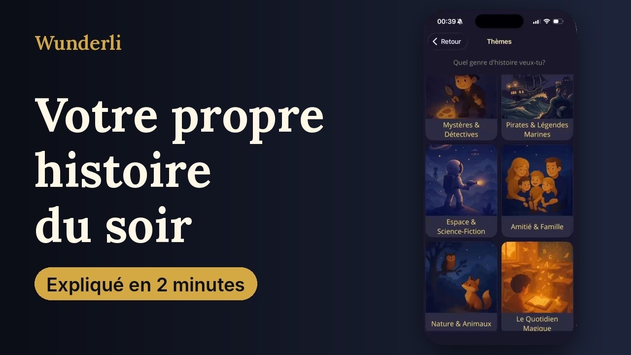 Créer votre propre histoire du soir : Wunderli étape par étape (2 min)