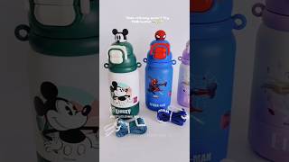 perfectly cute bottles for kids Mickey mouse and friends #prettylittlethings  #waterbottle #asmr