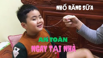 Cách tự nhổ răng sữa cho trẻ tại nhà bằng 1 sợi chỉ, an toàn không đau | Đời Tự Do TV|