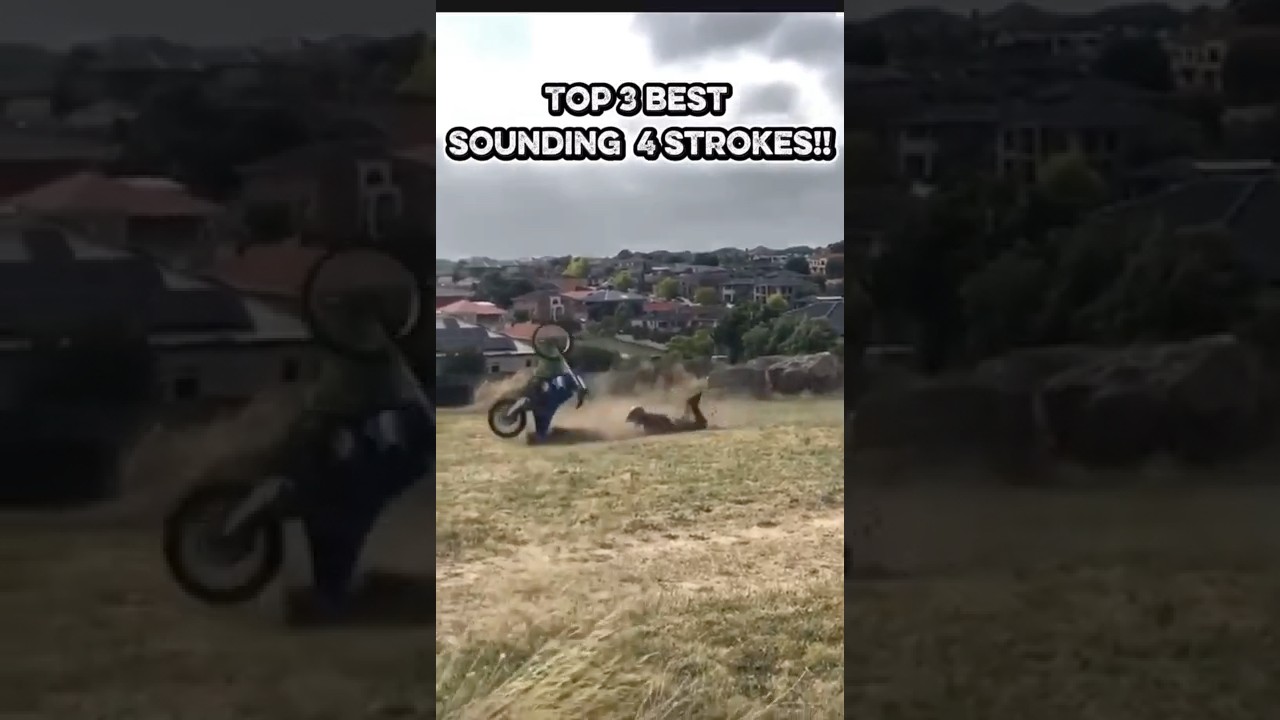 🔊Топ-3 лучших по звучанию 4-тактных внедорожных мотоциклов!! (Какой из них вы выберете??) 