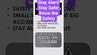 Home Safety Awareness  #lifesavingtips #safetyalert #homesafety #staysafe