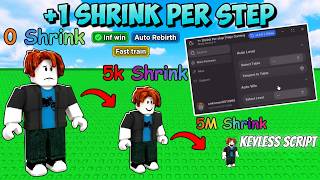 1 Shrink Per Step Script Op No Key Auto Win Auto Rebirth Roblox Script 2026