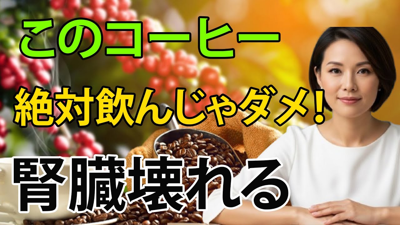 【保存版】腎臓と骨を守る！更年期女性が絶対避けたい危険なコーヒーと若返る飲み方【体質改善】