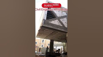 Cantilever slab design #construction