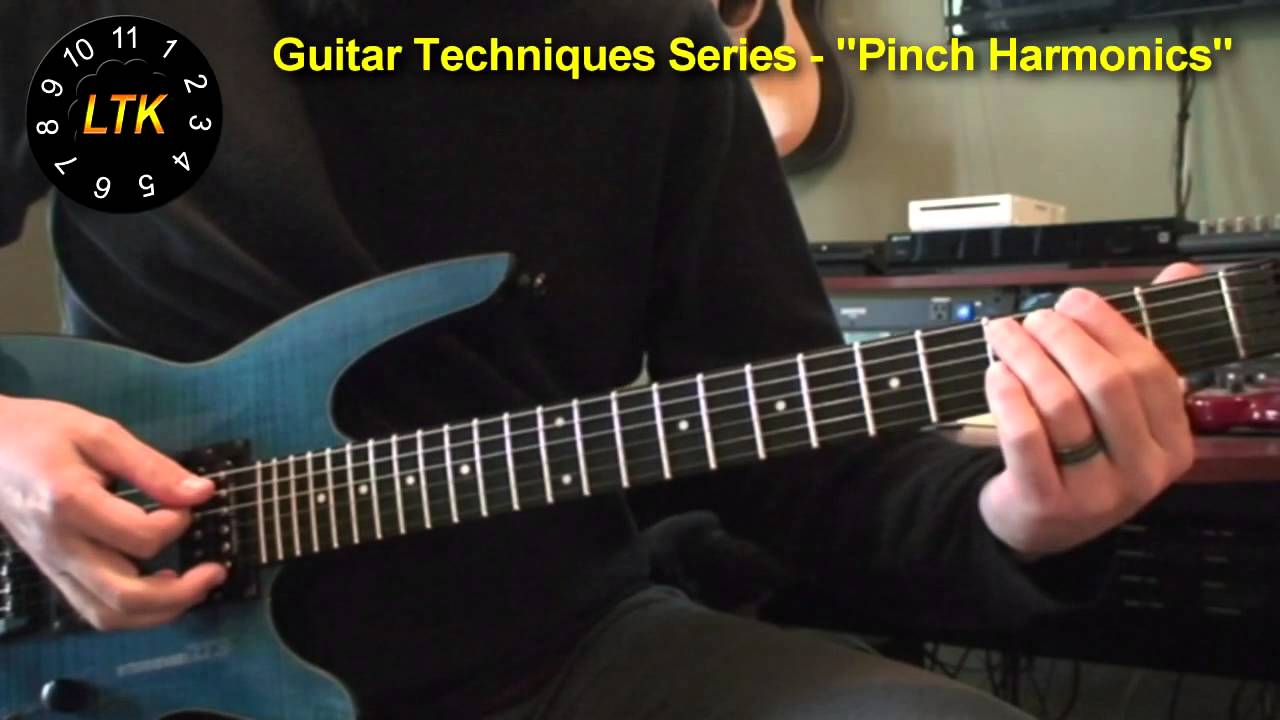 "Pinch Harmonics" Advanced Guitar Techniques YouTube