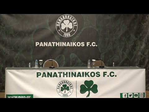 Η παρουσίαση του νέου προπονητή του Παναθηναϊκού, Ivan Jovanovic