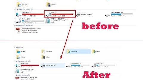 How to hide or show Hard Disk / Partition in Windows 10