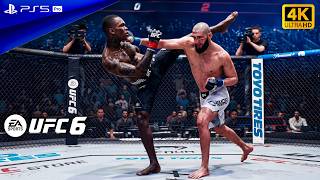 Israel Adesanya vs. Khamzat Chimaev -  UFC 6 Main Event Full Fight of the Night | PS5™ Pro [4K60]
