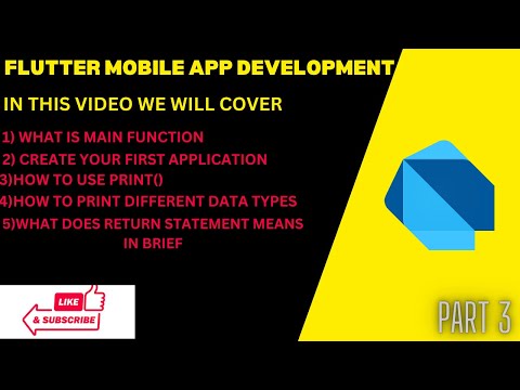 RUN YOUR FIRST APPLICATION IN DART | PART 3 | DETAIL EXPLANATION #flutter #dart