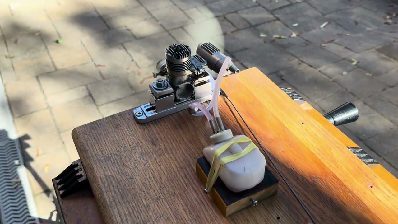 OS Max .20 C/L Engine test Run #2