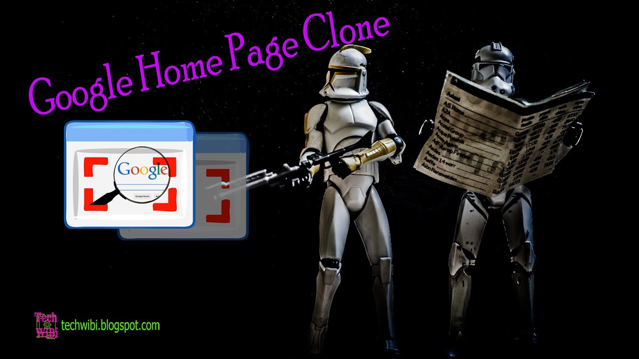 Google Home Page Clone Using Html & Css - Tech WiBi - YouTube