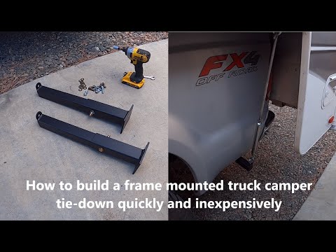 Truck Camper Tie Down System