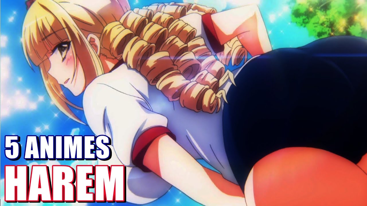 5 ANIMES HAREM, ESCOLARES, ECCHI, ROMANTICOS QUE VALEN LA PE