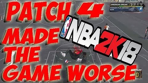 NBA 2K18 PATCH 4 DELETED SNEAKERS, PATCH DID MORE HARM THAN GOOD