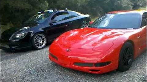 C5 Z06 corvette vs Cobalt