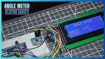 Arduino MPU6050 Angle Meter Tutorial | Build a Digital Tilt Meter