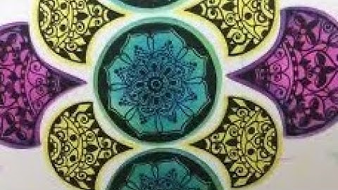 Quick Pattern play using my Paperartsy Stamps & Stencils