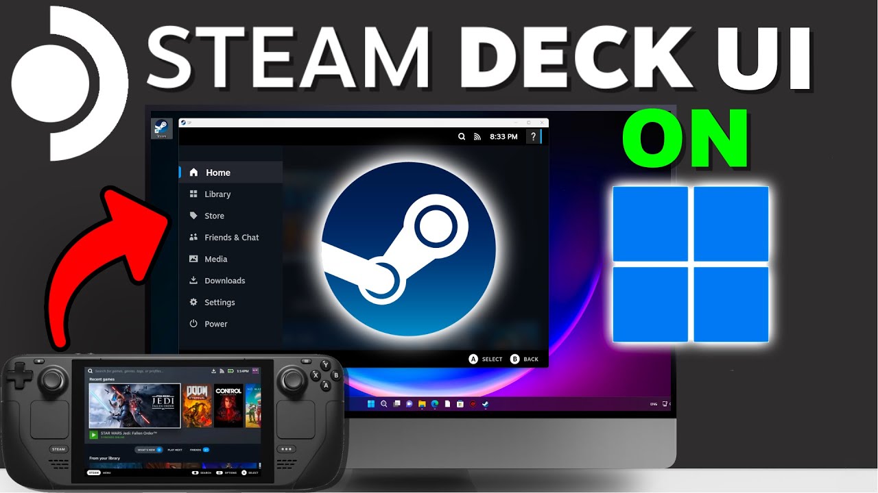 This is what the Steam Store looks like on the Steam Deck