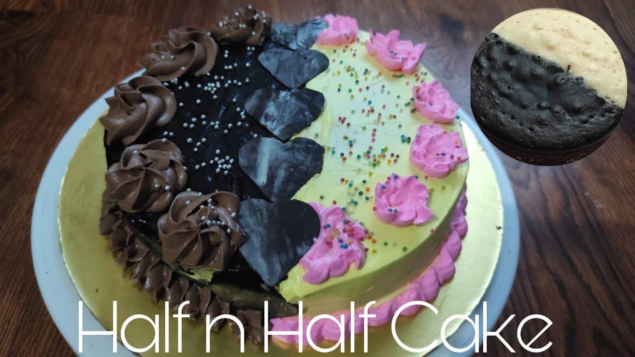 Half n Half cake 2 in 1 cake Ruchira YouTube — free download
