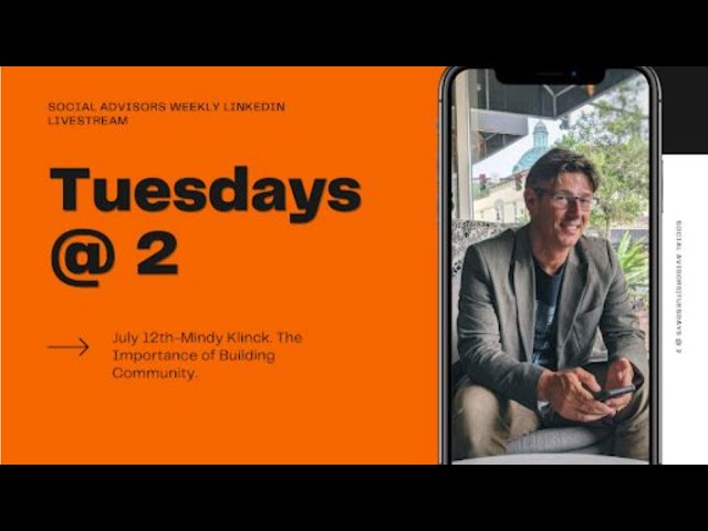 Tuesdays @ 2 - The Foundational Importance of Community
