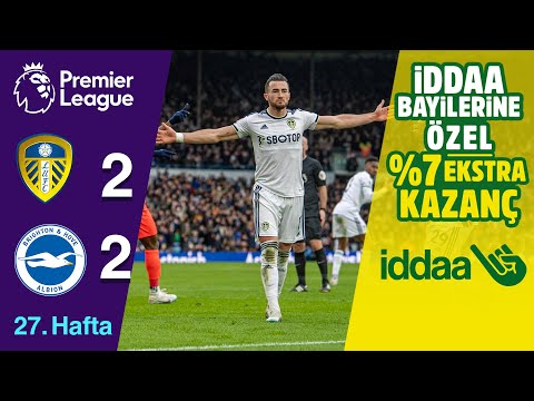 iddaa.com | Leeds United (2-2) Brighton & Hove Albion MAÇ ÖZETİ | Premier League - 2022/23