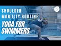 Shoulder mobility routine for swimmers