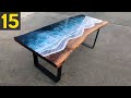 15 most amazing custom tables  epoxy resin and wood river