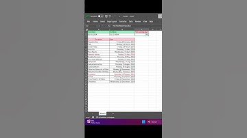 How to Calculate Working Days in Excel #excel #workingdays #exceltech #msoffice #productivity #tip