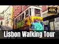 【4K】 Lisbon Walking Tour - Tagus river waterfront to a STUNNING viewpoint