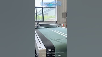 Fabric clothes oscillating knife cnc cutting machine automatic loading#fabriccutting #cnccutting#cnc