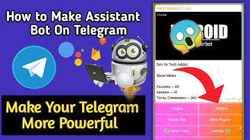 how to make assistant bot in telegram | Telegram userbot tutorial | Telegram userbot