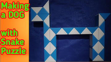 How to make a Dog 🐕 using Snake 🐍 Puzzle