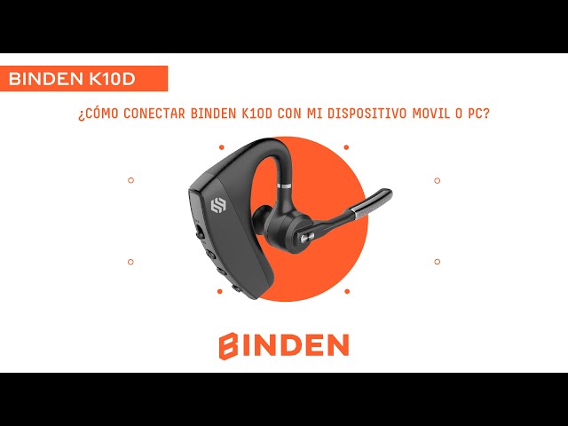Manos Libres Bluetooth Binden K10 con estuche