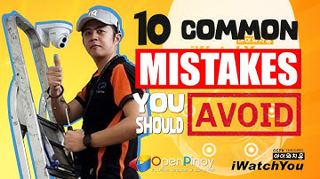 Mistakes to avoid when installing your CCTV System for the first time