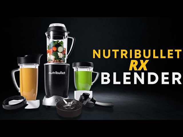 NutriBullet Rx Blender, 1001 Blender Black, Latest Blender 2022