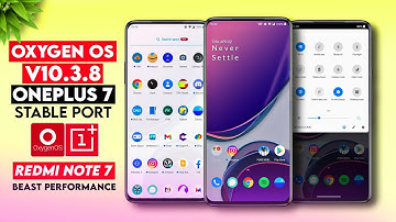 ✅ OxygenOS 10.3.8 OnePlus 7 Stable Port for Redmi Note 7 | Beast Performance 🔥