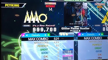 (DDR A3) 14 PFC#178 Glitter Flatter Scatter (DSP-14) 999,700!!!