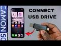 How To Connect USB Flash Drive To TECNO CAMON 50 Pro / 50 Ultra