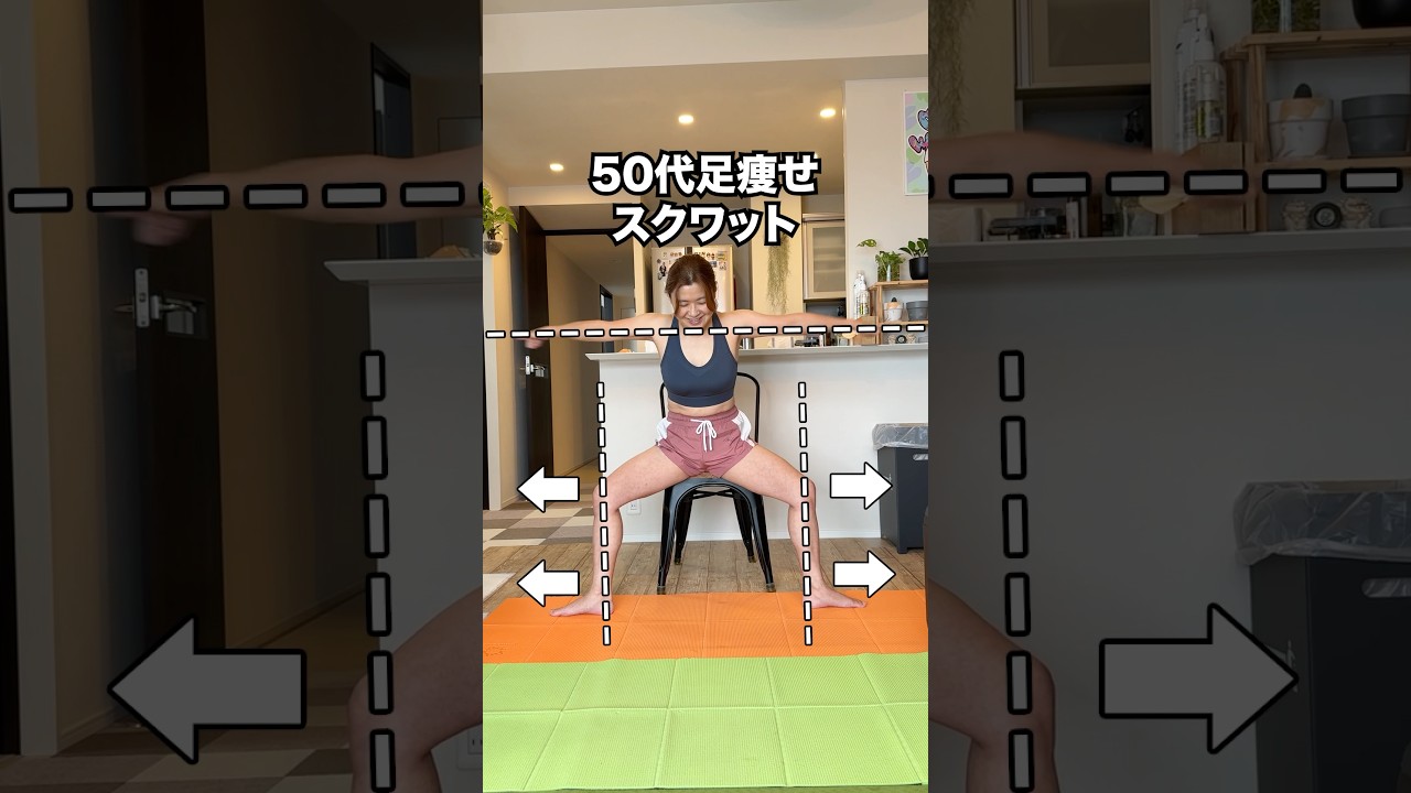 まだ普通のスクワットやってるの？！ 50代下半身痩せは賢くこれやれ！