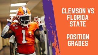 Clemson Position Grades Against Florida State