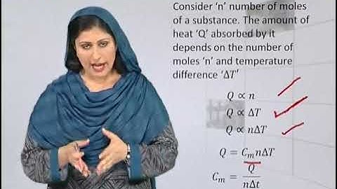 Physics - Fsc Part 1 Chapter 11 Molar Specific Heats of a Gas- Physics