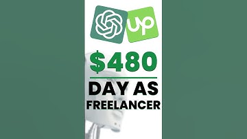 Earm $480 Per Day using Chat GPT | Make Money with Chatgpt as Freelancer