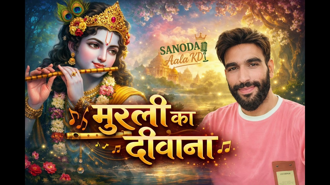 मुरली का दीवाना ~ Singer KD Rao | Latest Krishana Bhajan ~ Murli Ka Deewana 