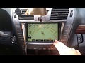 Краткий обзор штатной навигации в Lexus LS460 2008 USA (GEN-5 DENSO )